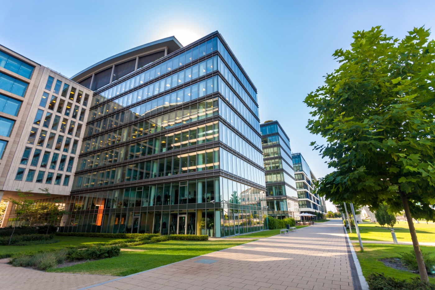 Modern public-sector office building